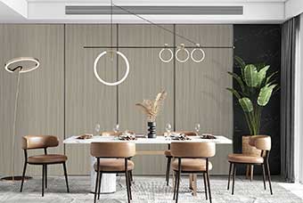 牡丹江轻奢风格-餐厅