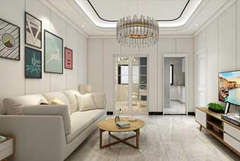 牡丹江现代风格-客厅