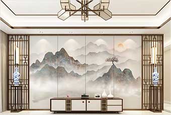 牡丹江森佰汇航空纤维（山水画系列）