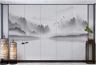 牡丹江森佰汇航空纤维（山水画系列）