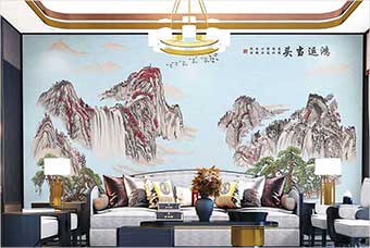 牡丹江森佰汇航空纤维墙咔（鸿运当头）